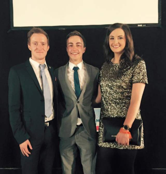 Last nights election results: Mably pictured with current Guild President Poppy Wilkinson
