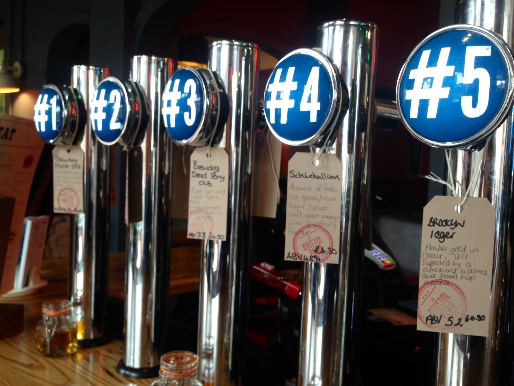 A huge choice of ever changing craft ales