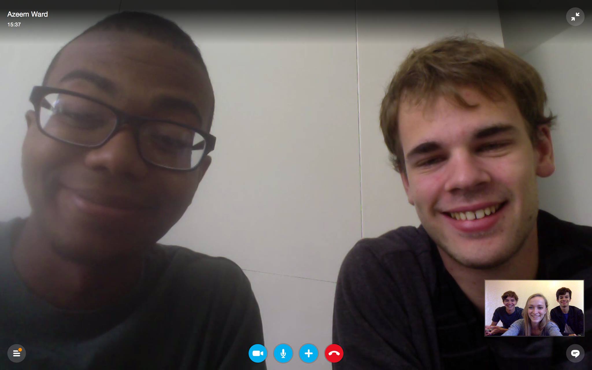 Skyping the man himself