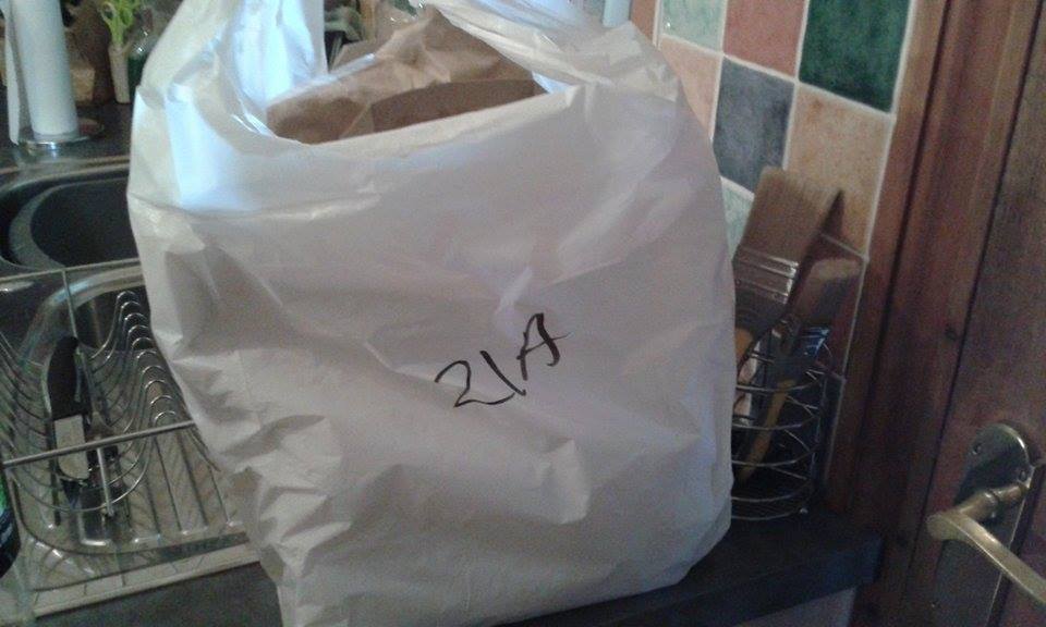 This very nearly became a sick bag.