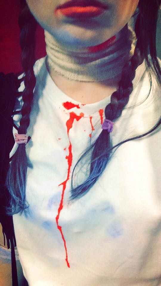Bandages are cheap and remiscent of what it used to be to dress for Hallowe'en.
