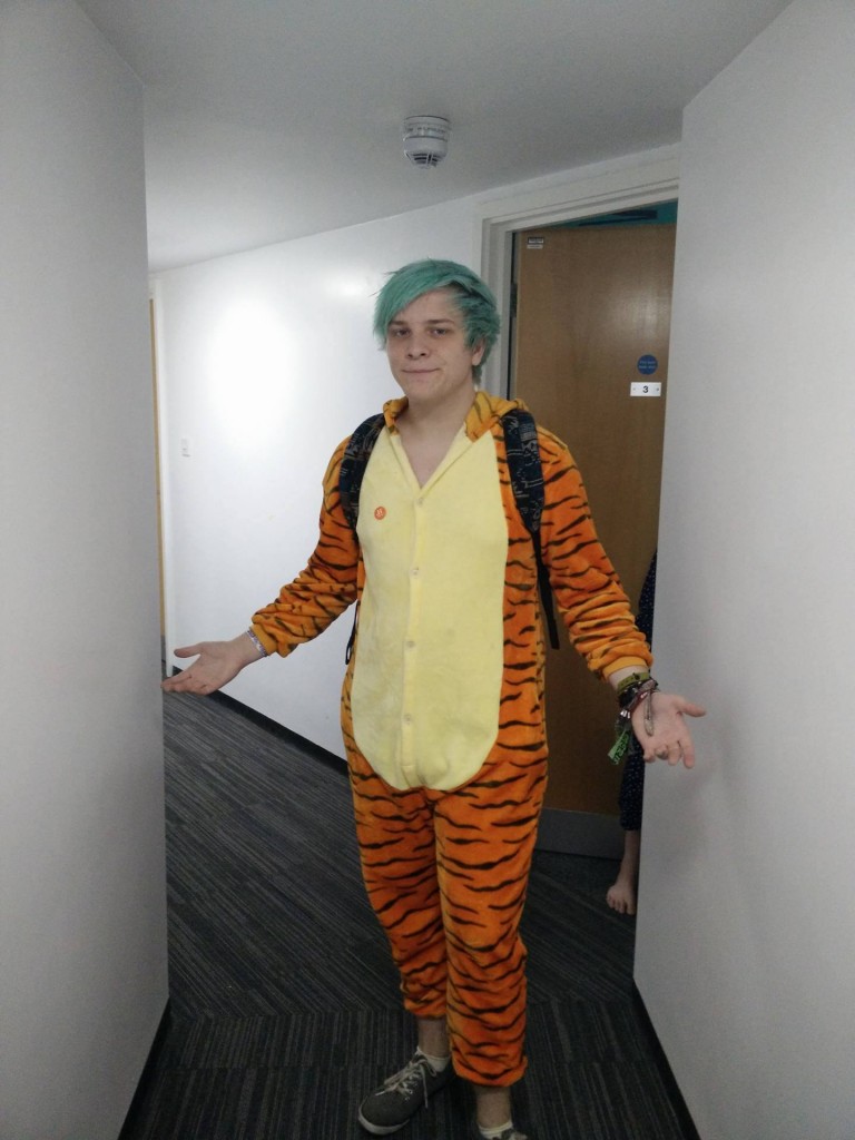 The face of a man with no idea what he’s just signed up for