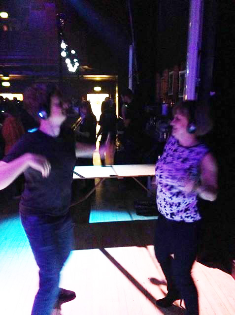 Living the dream in silent disco