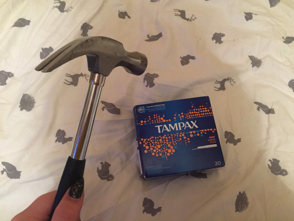 Screw you, tampons