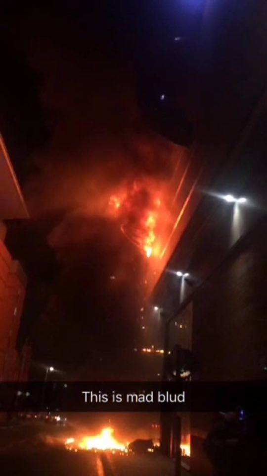 Huge fire erupted yesterday evening