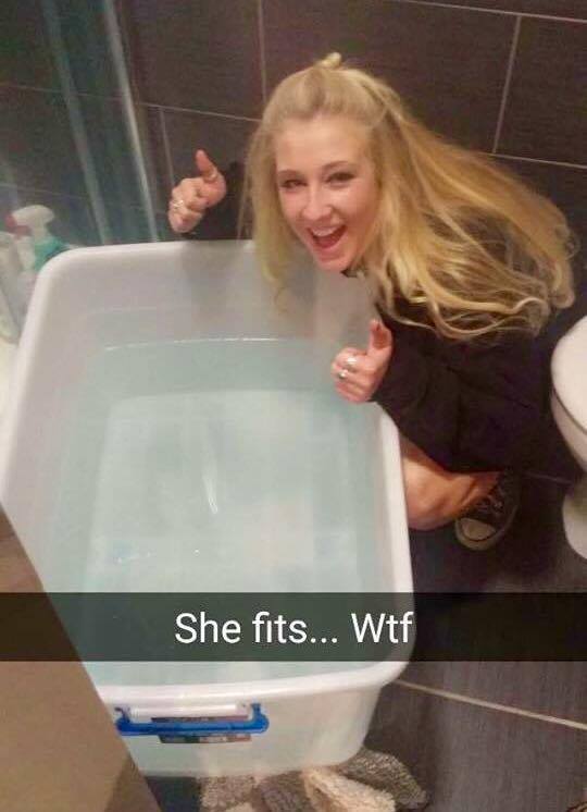 She fits...Wtf