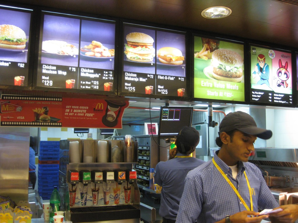 Had to go in here to find out what they served instead of beef
