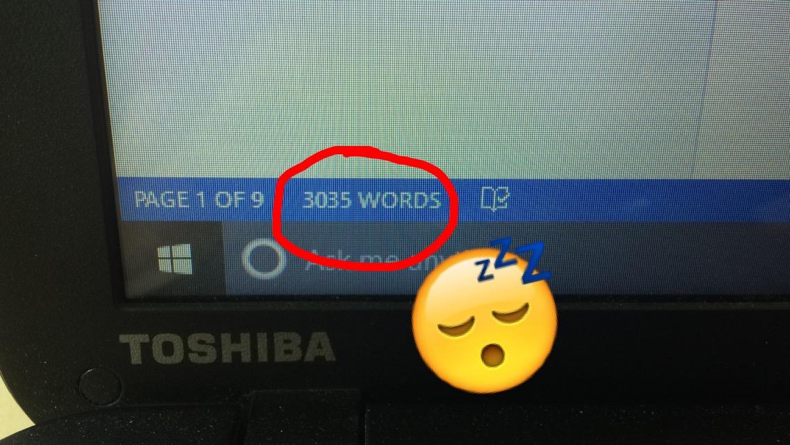 I'm not even halfway at 1,000 words mate