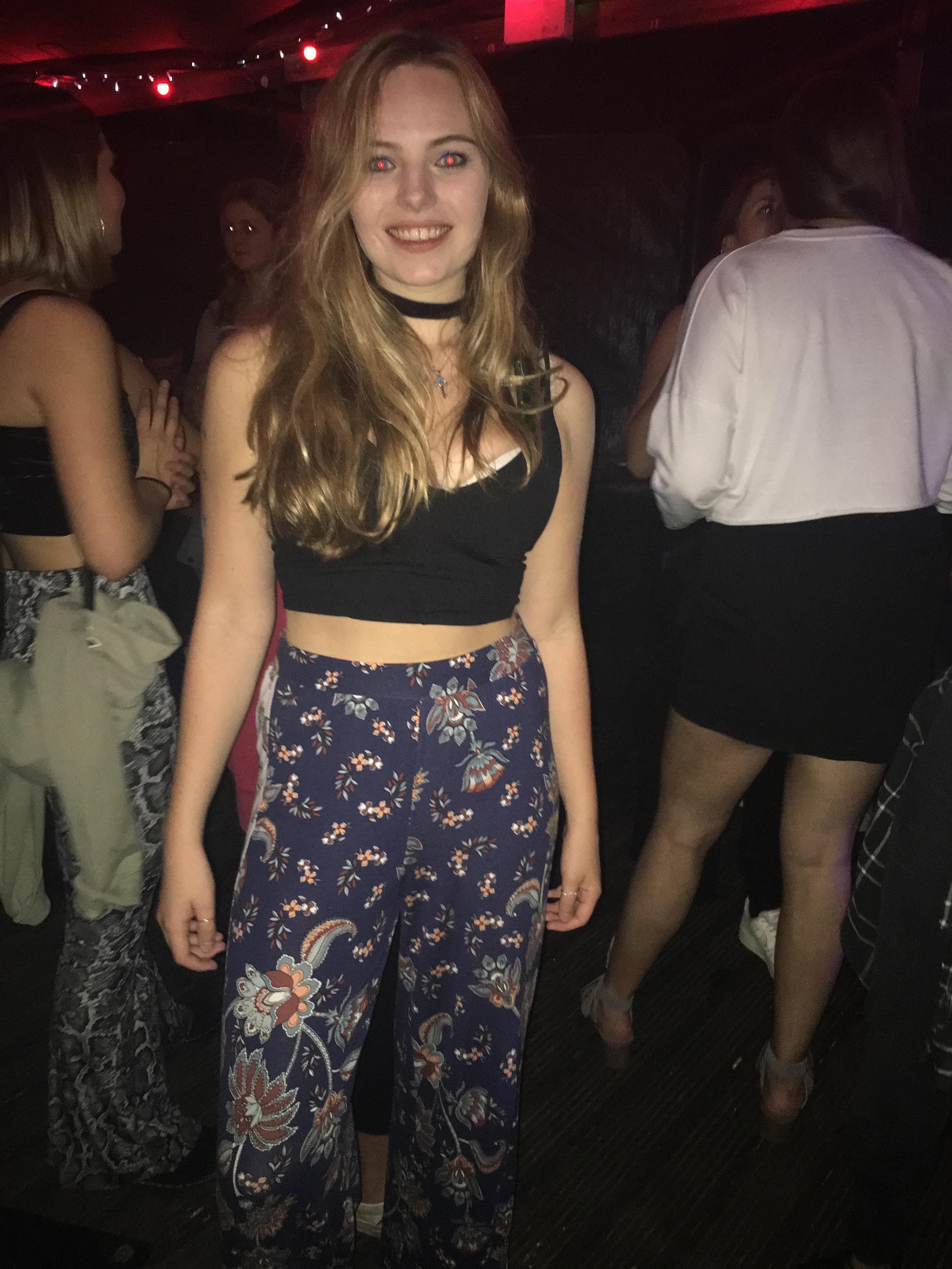 Trouser flower power 