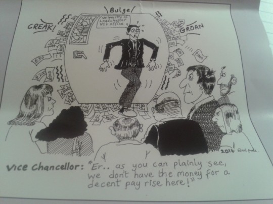 This cartoon tried to inject some humour into the situation.