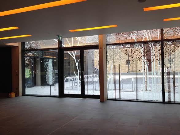 Cafe area on ground floor
