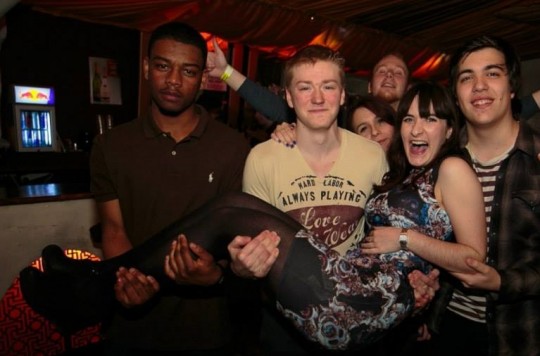 This isn't an unfamiliar position to find Aimee in