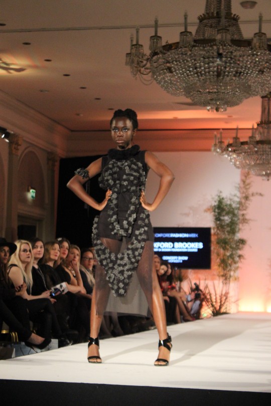 Idalia Rivolta's dress has a skull embellishment