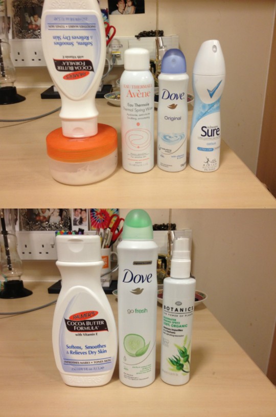 Throw out empty bottles and spend more money on new ones!