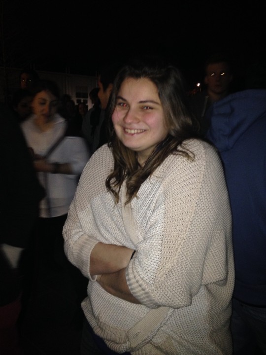Third year Beckie left standing in the cold.