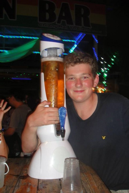 From bear hug to beer hug