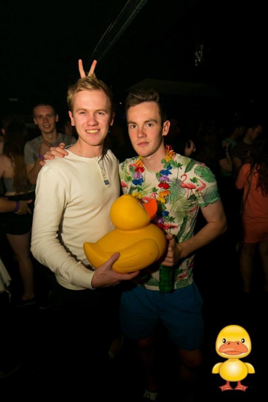No fancy dress tonight