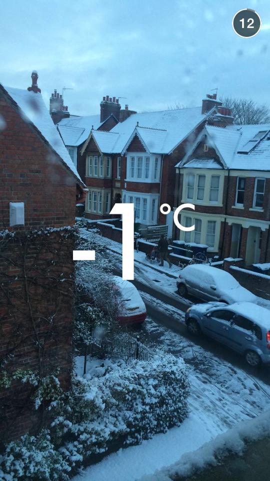 just a bit nippy