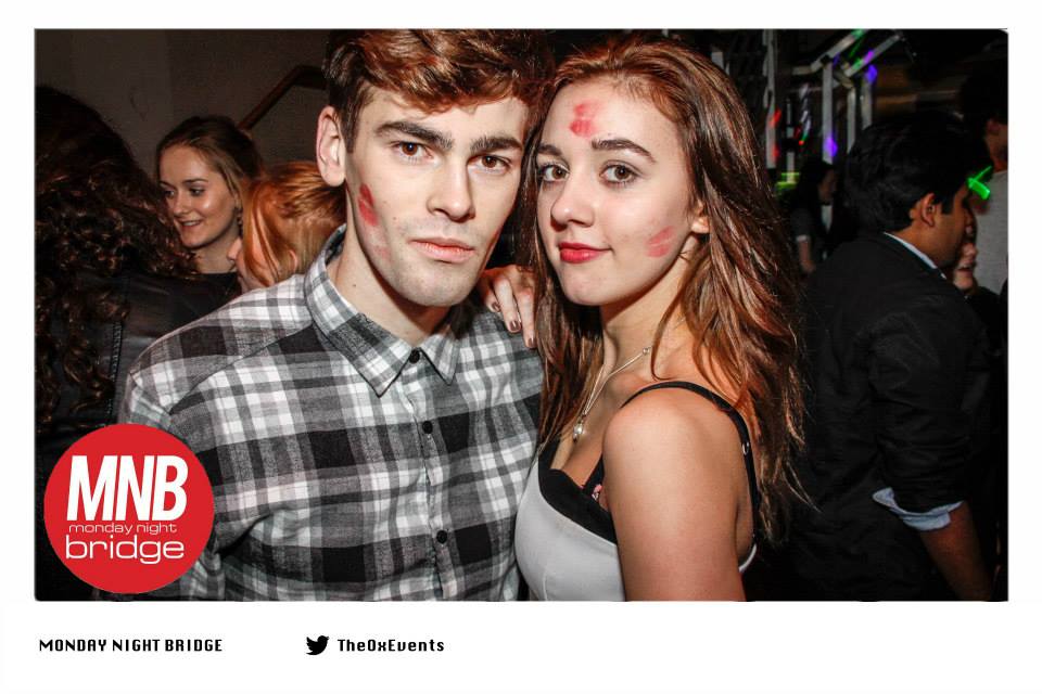How did she get lipstick on her?