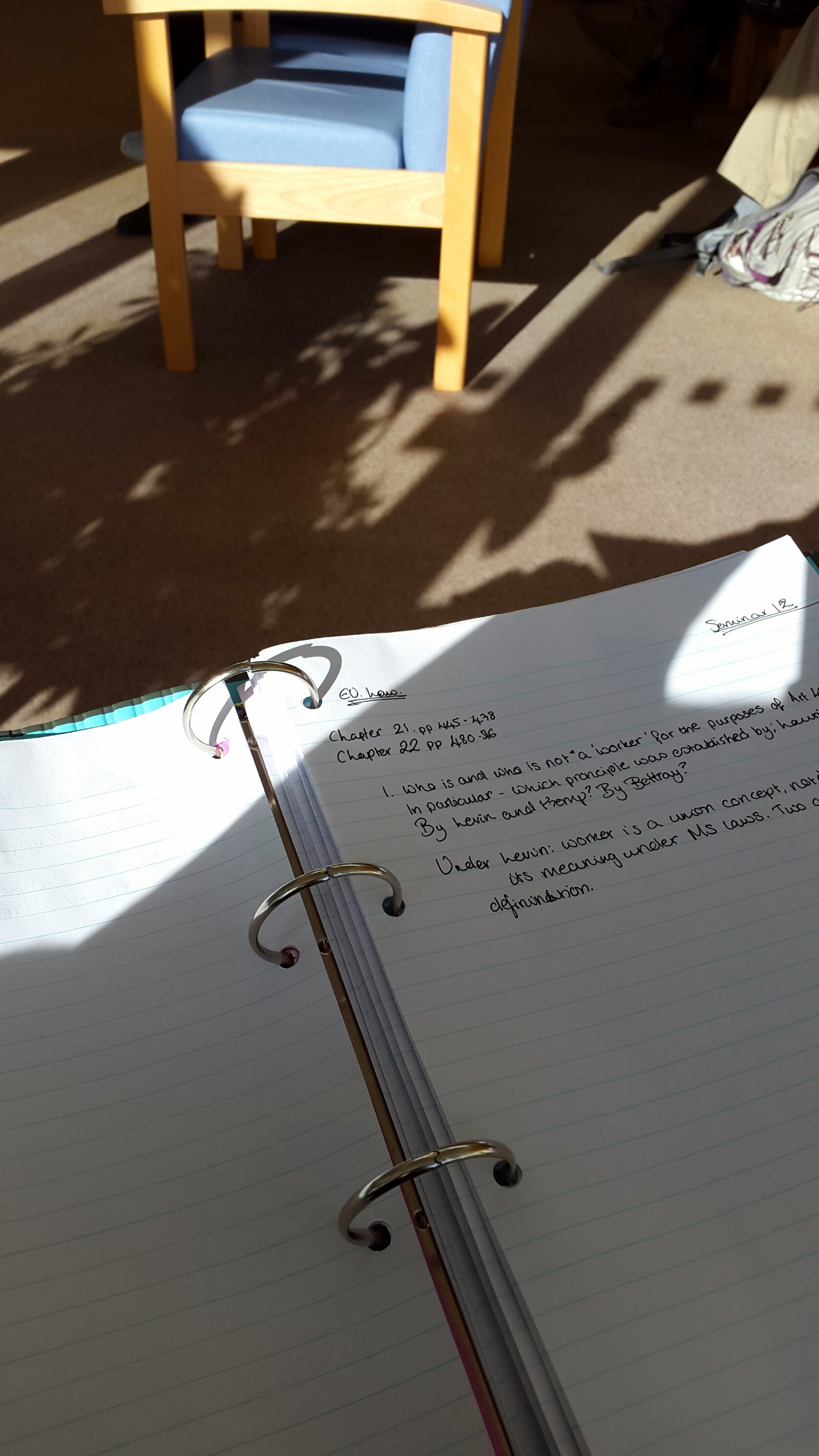 So bored I'm actually doing work.