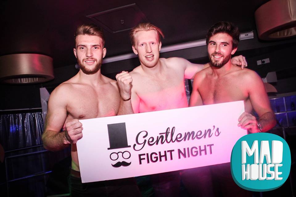 Gentlemen don't wear shirts