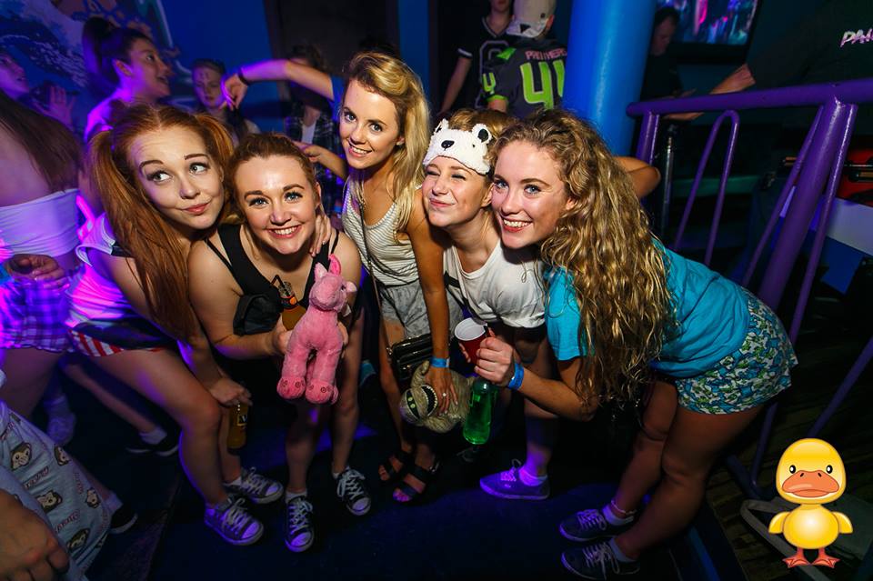 Taking your cuddly toy to the club