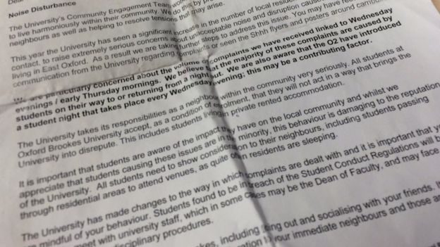 brookes-student-noise-letter