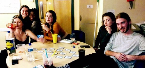 Image may contain: Party, Smile, Portrait, Face, Drinking, Drink, Beverage, Alcohol, Bottle, Person, People, Human