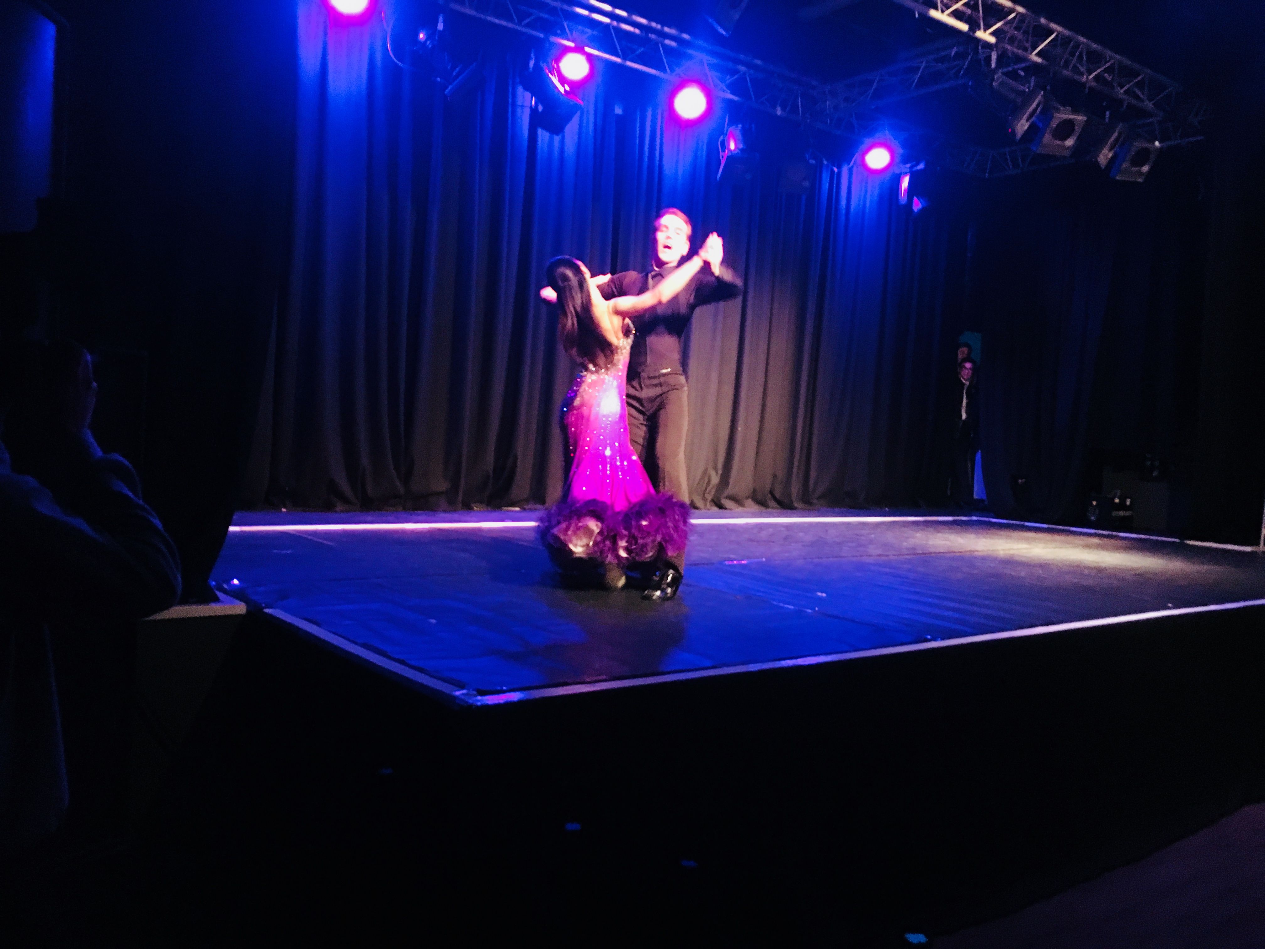 Image may contain: Stage, Leisure Activities, Dance Pose, Dance