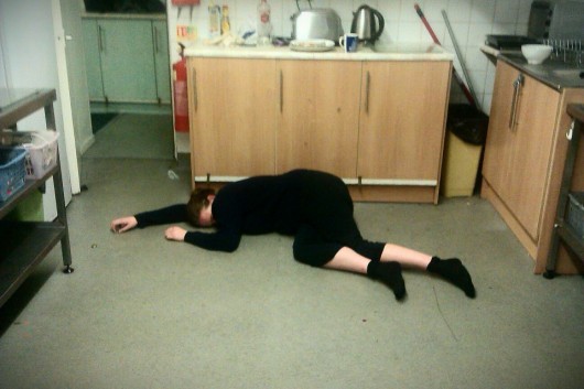 Passed out