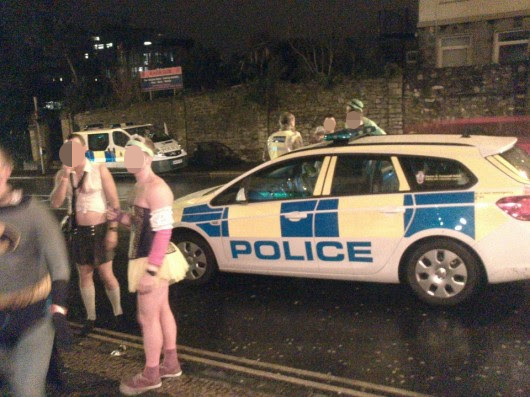 The police arrived quickly to calm the situation