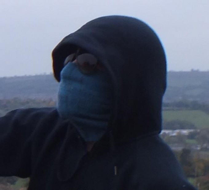 A rare sighting of the mystery man