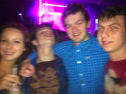 Blurry photo of Bunker shenanigans
