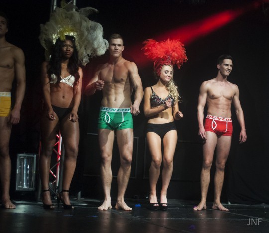 Fuze 2013 - they just love getting their models naked! Photo: Jessie Fuellenkemper