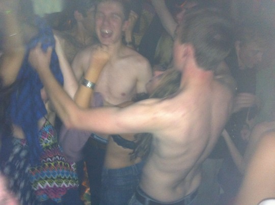 Exams over = less clothing all round.
