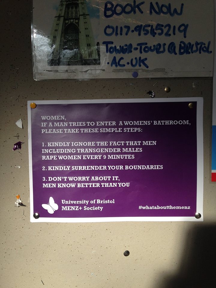 This has caused huge offense to many feminists and transgender people across the University.