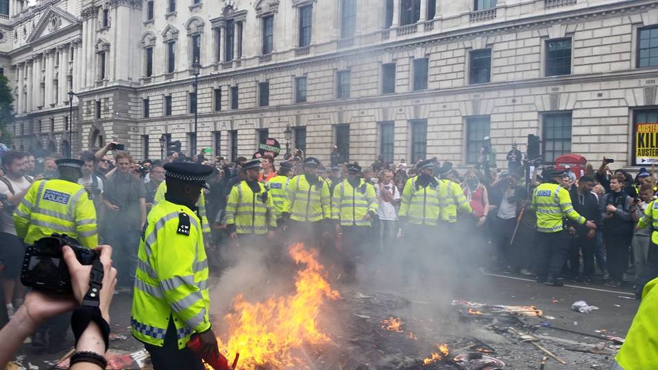 Bonfire on Great George Street