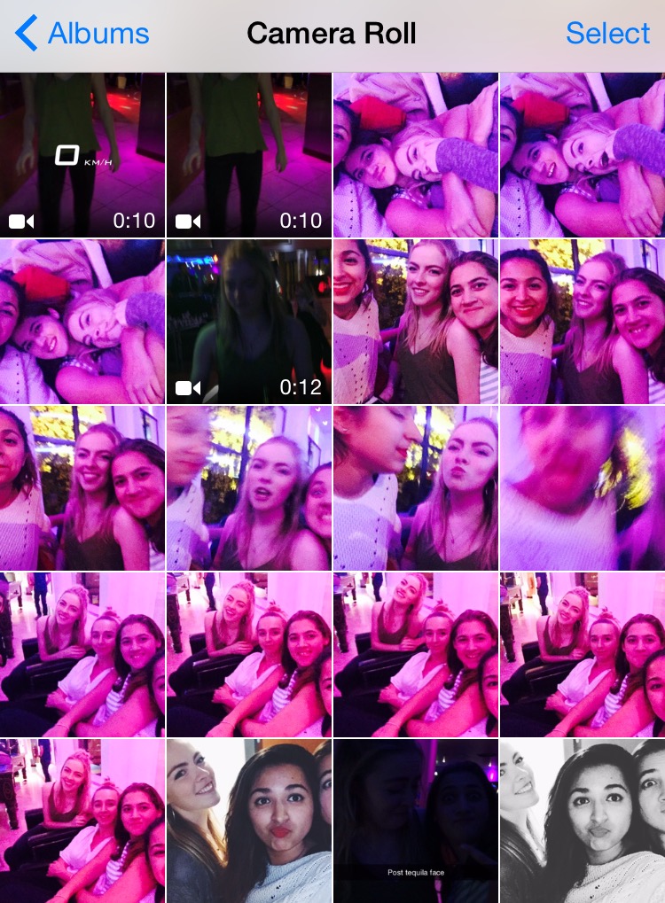 Selifes with the girls > a random guy's phone number