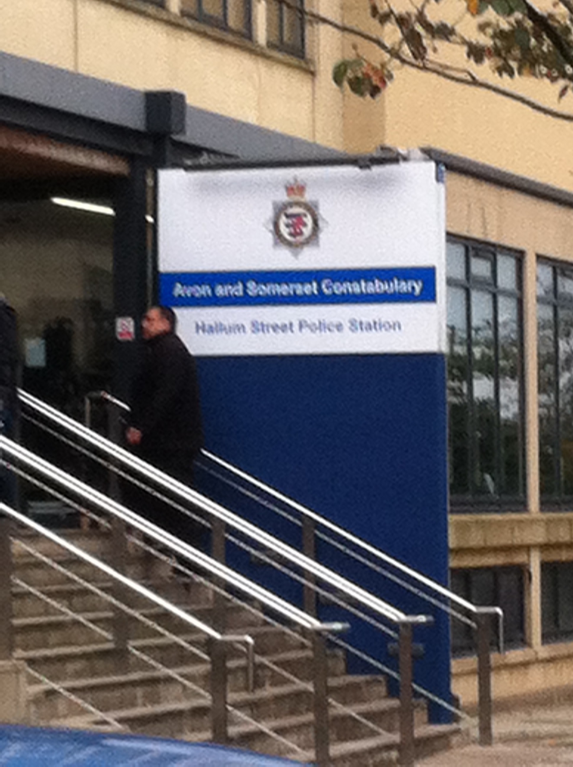 The Physics building was briefly turned into a police-station.