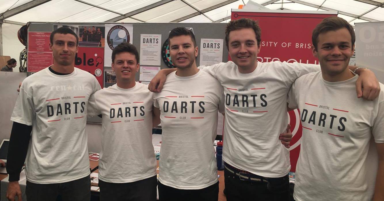 We met the magnificent 7 who made it into the Bristol Varsity darts team