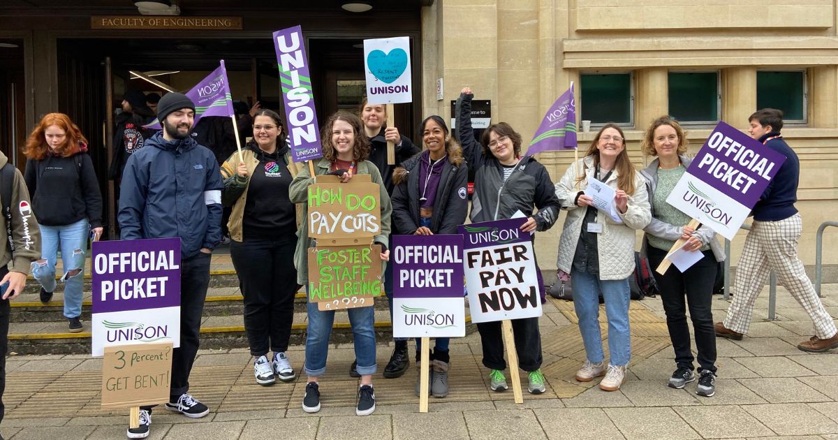 UNISON protestors claim Bristol University is refusing to negotiate on ...