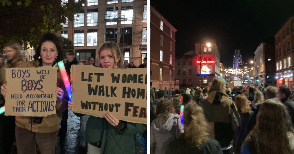 'No excuse for violent men': Anger and unity at Reclaim the Night march - Vimarsana News