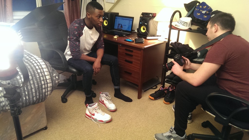 On set with FA and RFM