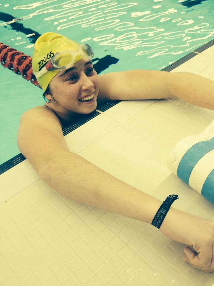 This was Emma at 1200m- just before her finish at 1400m