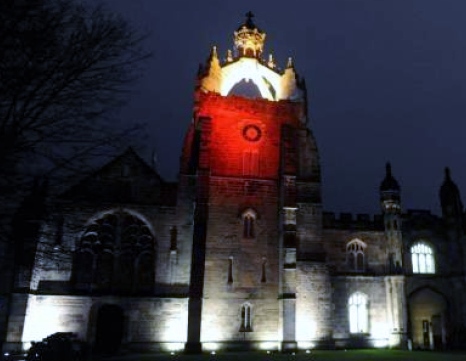 The Chapel turned red last December to mark World Aids Day