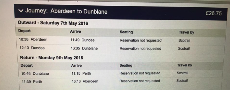 Booking a trip 'home home'