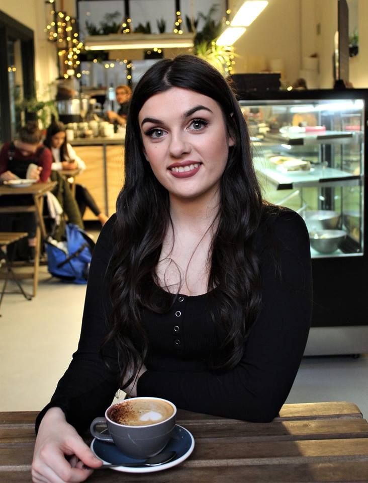 Image may contain: Cafeteria, Cup, Coffee Cup, Food, Food Court, Cafe, Person, Human, Restaurant