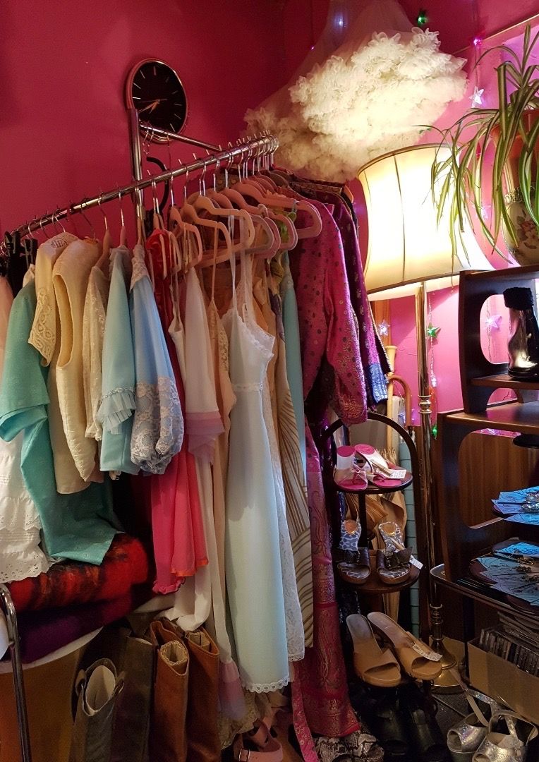 Image may contain: Dressing Room, Boutique, Shop, Closet, Room, Indoors, Furniture