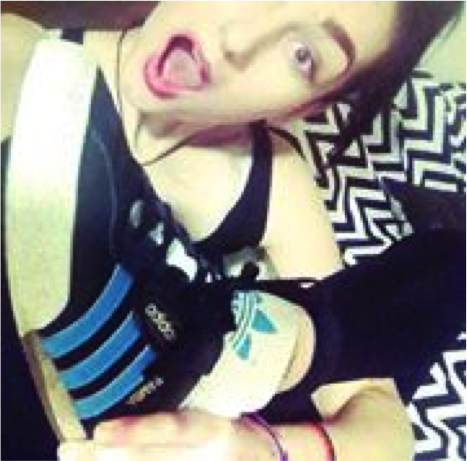 Check out how flexy I am
