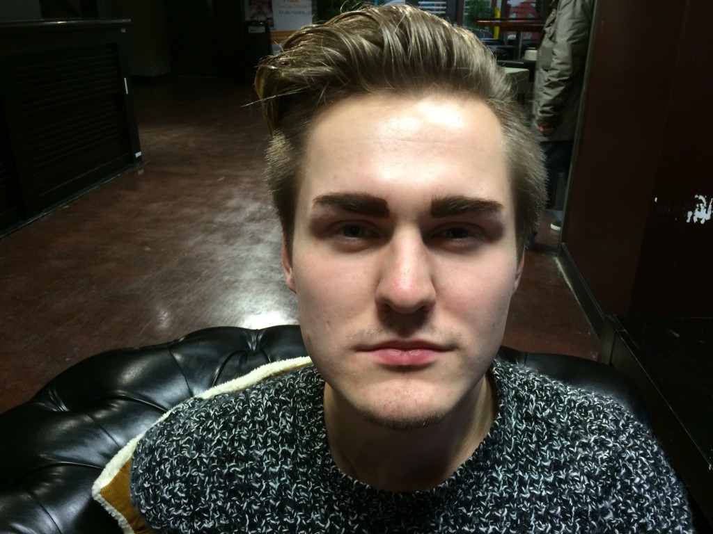 men stop drawing on your eyebrows